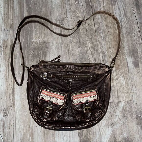 T shirt and jeans co sweet little bag with lace pockets - Picture 1 of 11